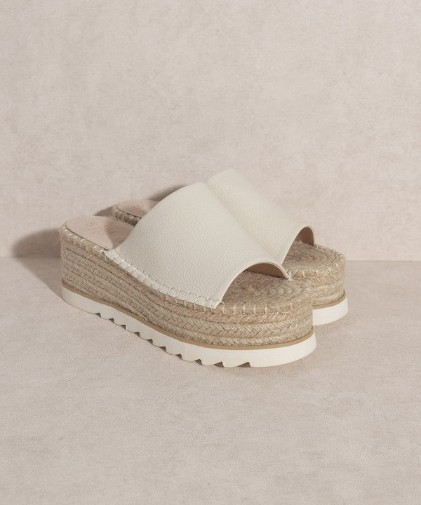 Martina Espadrille Platform Slide