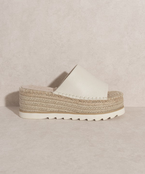 Martina Espadrille Platform Slide