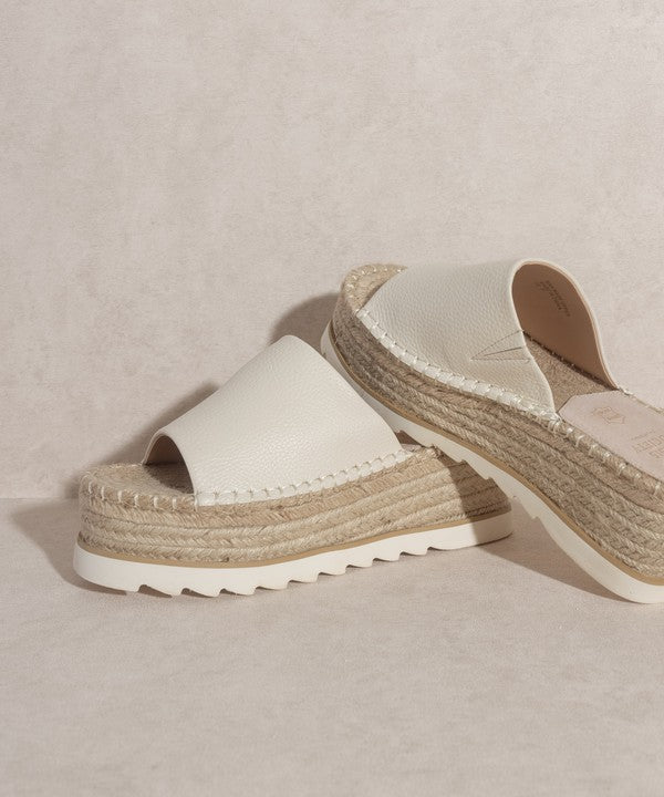 Martina Espadrille Platform Slide