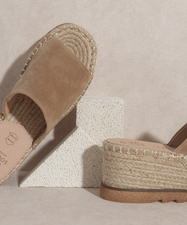 Martina Espadrille Platform Slide