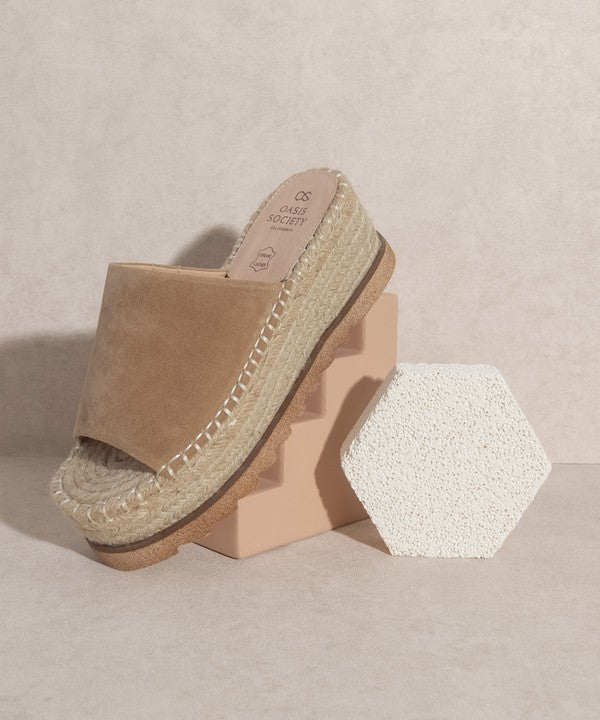 Martina Espadrille Platform Slide