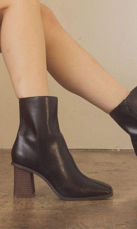 Valori Square Toe Ankle Boots