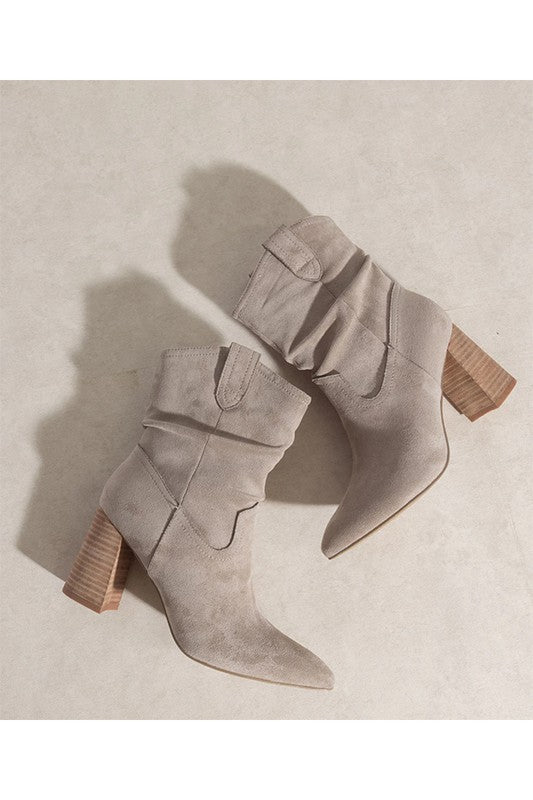 Low Heel Western Bootie