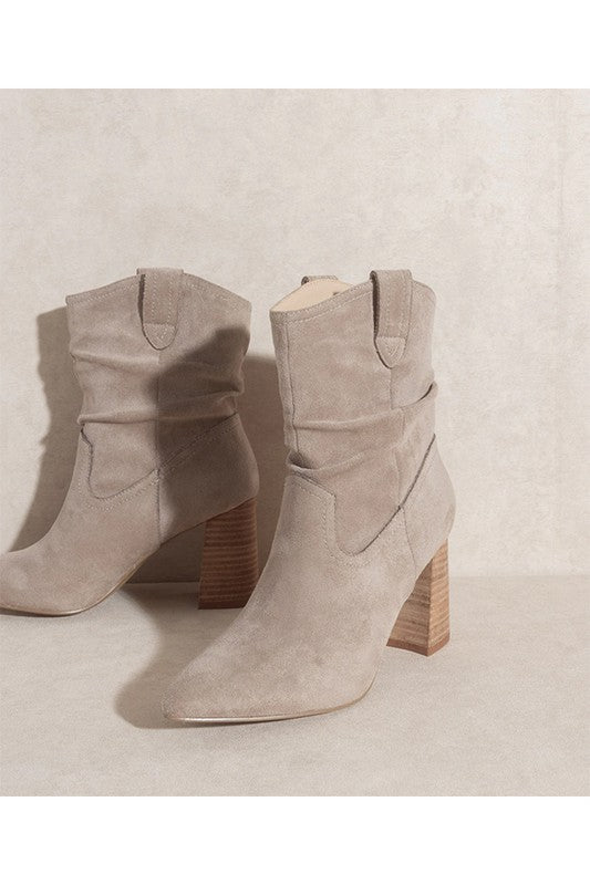 Low Heel Western Bootie