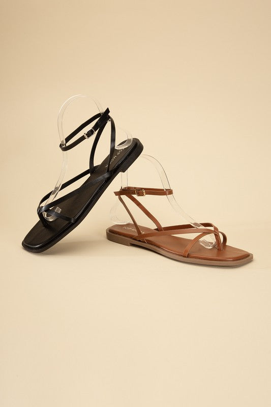 ELLIE FLAT SANDALS