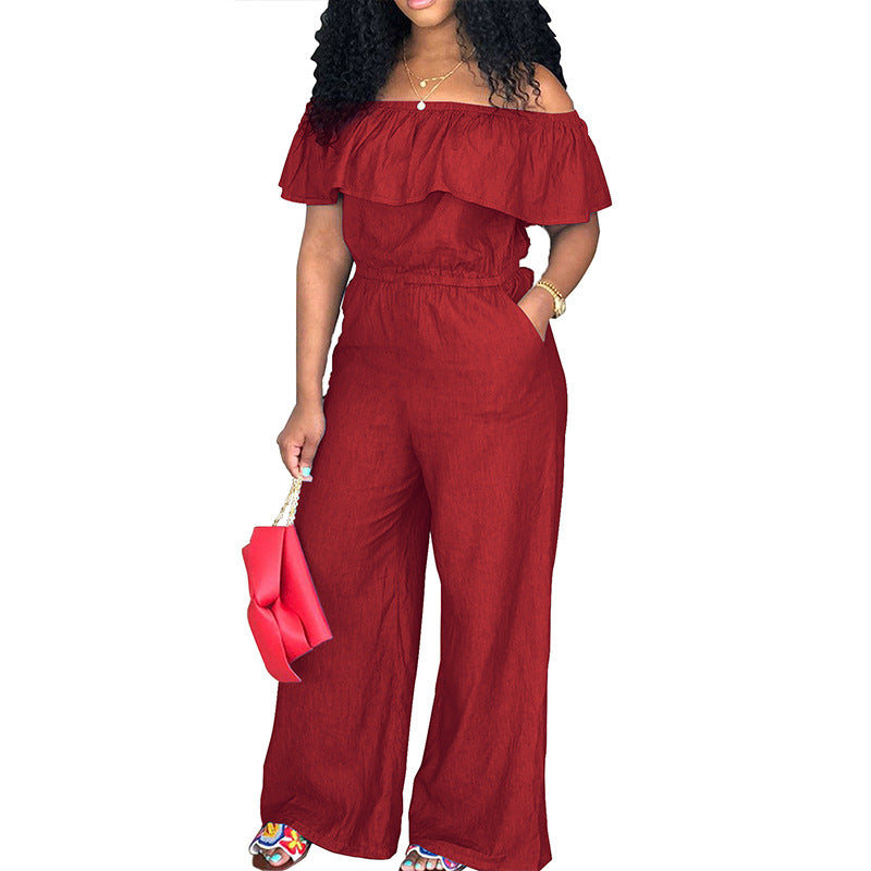 Plus Size Flowy Jumpsuit