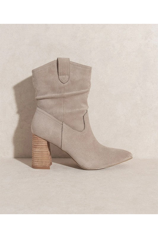 Low Heel Western Bootie