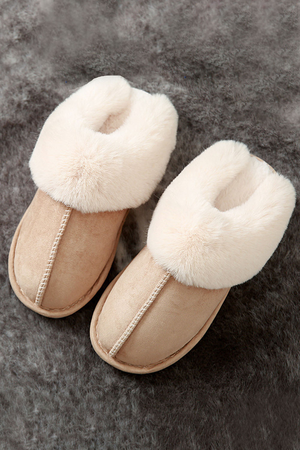 Pink Plush Lined Slippers