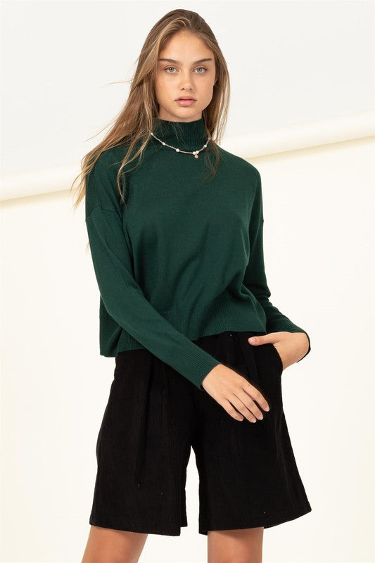 Warm Personality High-Neckline Sweater