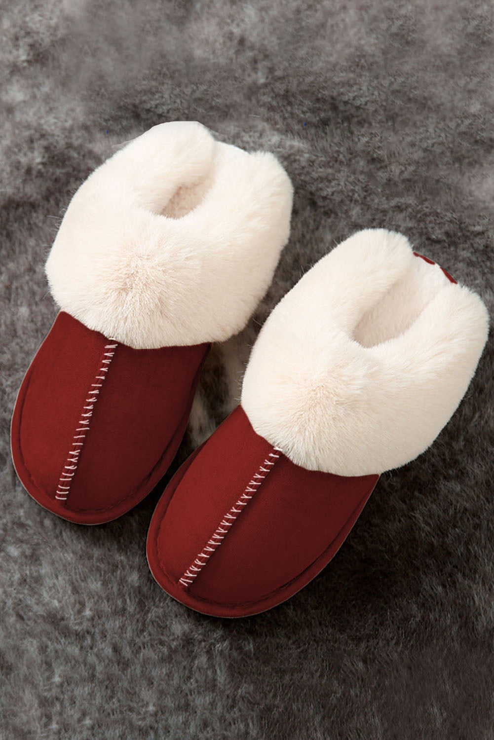 Pink Plush Lined Slippers