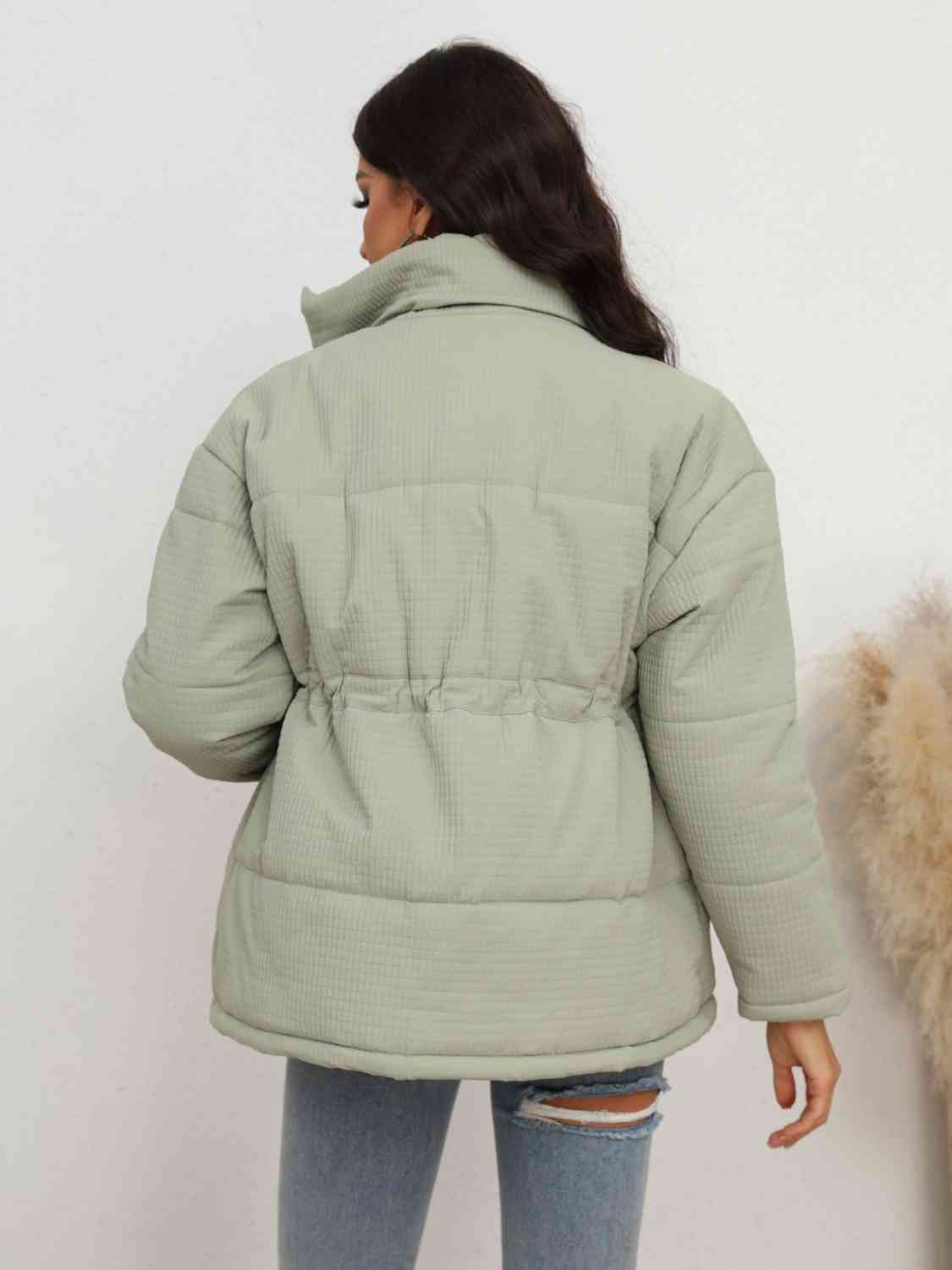 Zip-Up Puffer Jacket