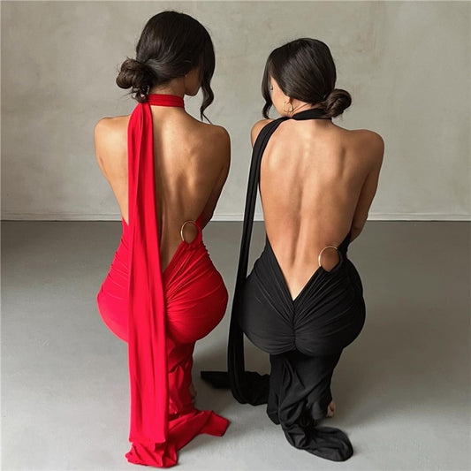 Gracie's Going Out Long Backless Sexy Dress