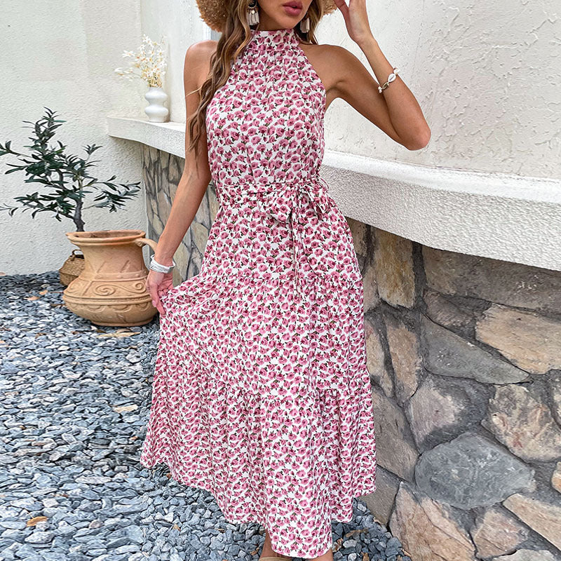 Sundress Halter Midi Dress