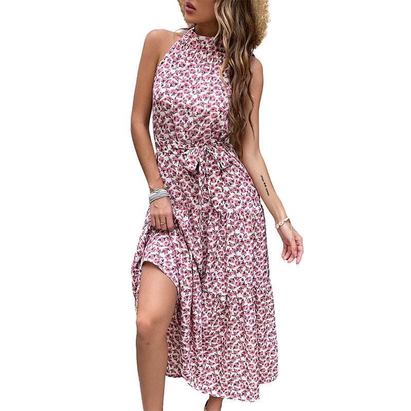 Sundress Halter Midi Dress