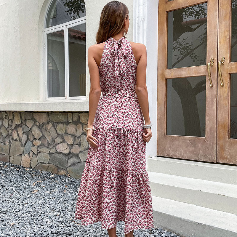 Sundress Halter Midi Dress