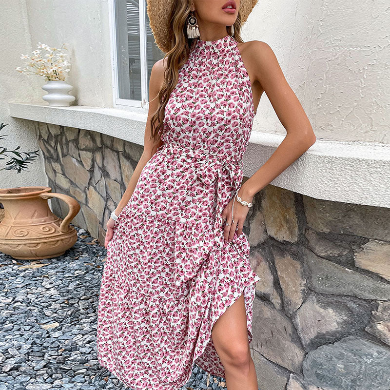 Sundress Halter Midi Dress