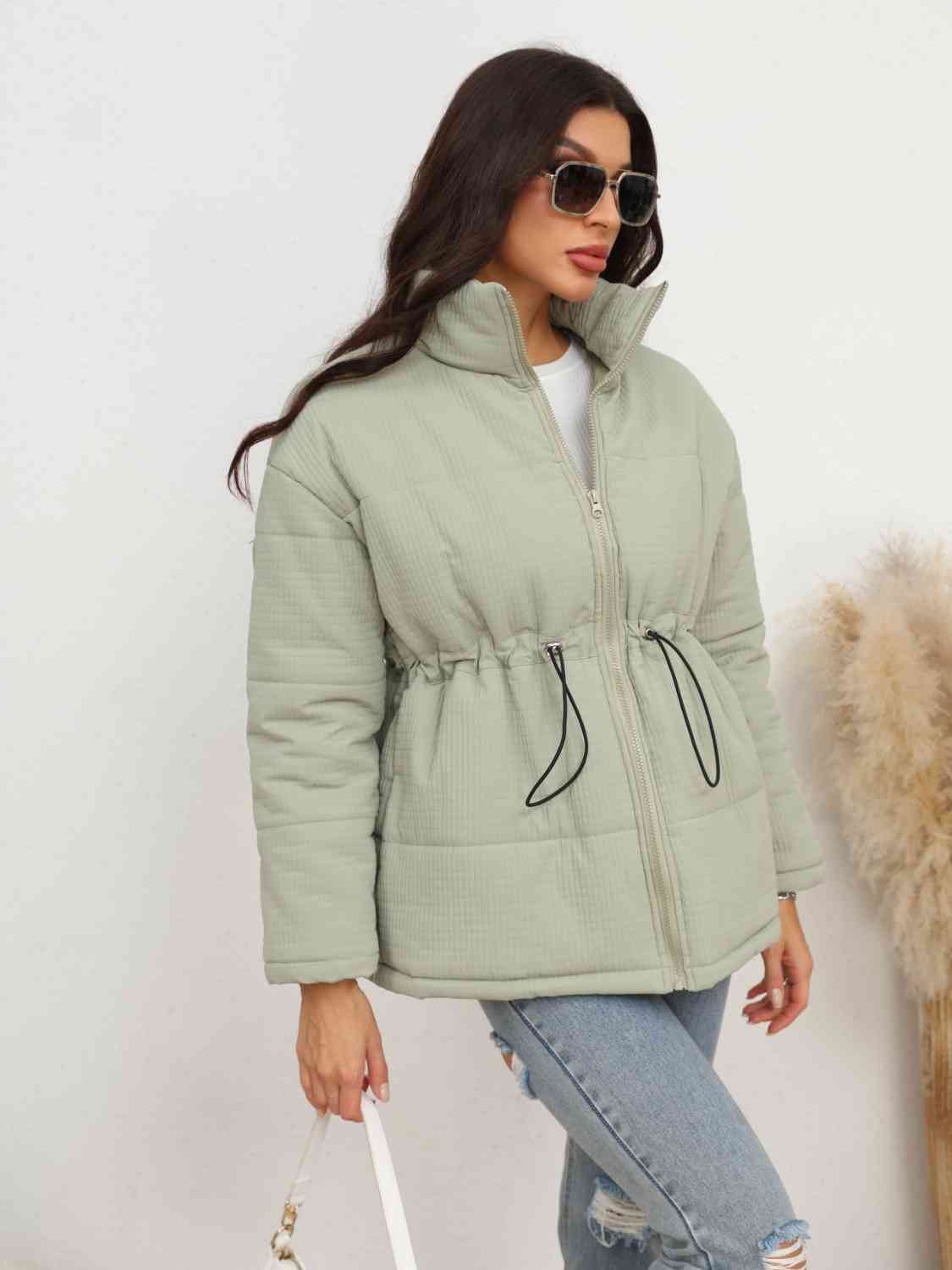 Zip-Up Puffer Jacket